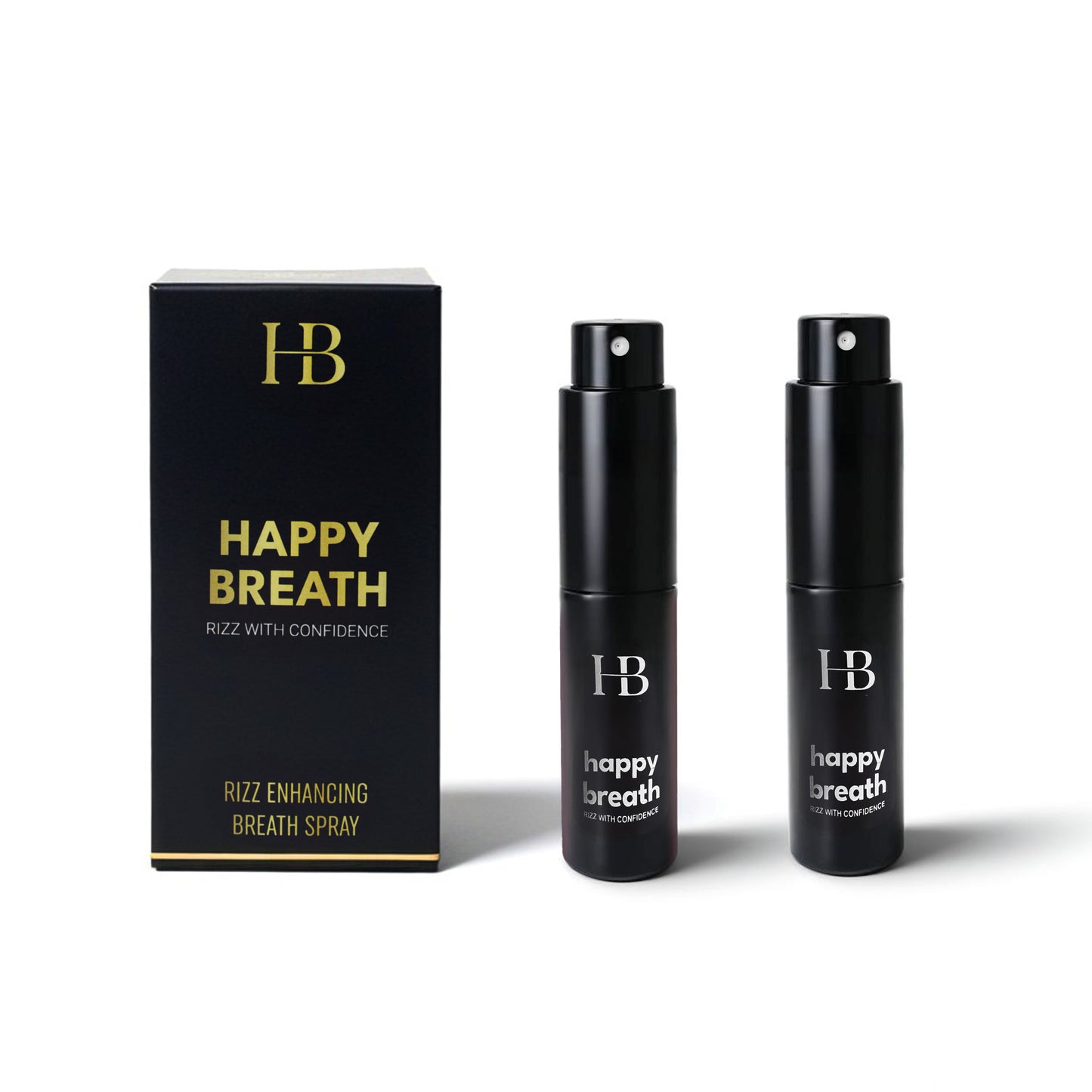 Happy Breath, Mint Breath Spray, 2Pcs Set, For Fresh Breath